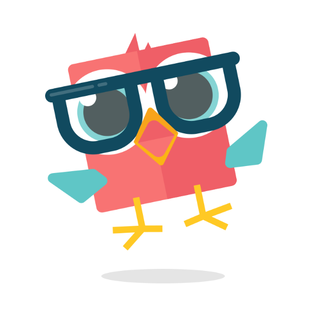 intelligent Owl in glasses